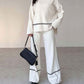 🍁Suită casual tricotată pentru femei cu pantaloni Micro Flare