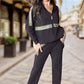 Set 2 piese casual de culoare solidă