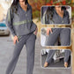 Set 2 piese casual de culoare solidă