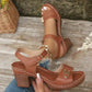 🔥【EU36-43】👡 Sandale cu toc înalt pentru femei