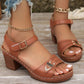 🔥【EU36-43】👡 Sandale cu toc înalt pentru femei