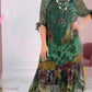 Rochie cu mâneci batwing în flori