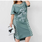 👗Rochie maxi cu buline imprimate