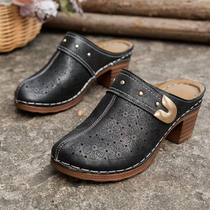 【EU 36-43】👡 Sandale femei cu toc gros 🌟