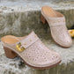 【EU 36-43】👡 Sandale femei cu toc gros 🌟