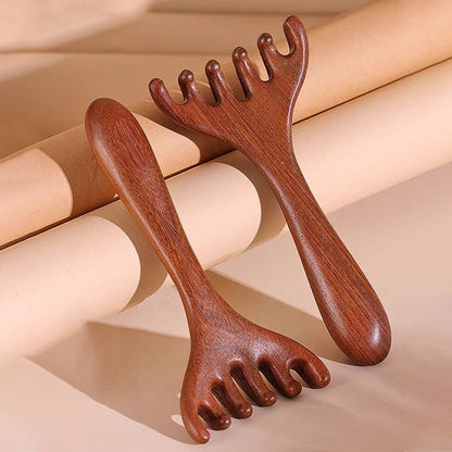 🔥Pieptene de masaj energetic cu șase gheare