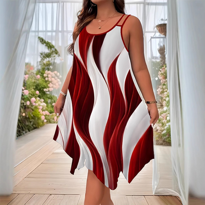 Femei de moda fără mâneci Halter rochie
