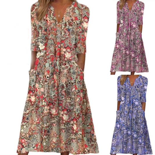 Rochie cu imprimeu pentru femei