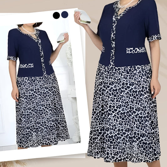 ✨【S-4XL】💐Model floral Rochii din două piese pentru femei