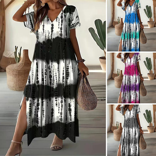🔥✨Rochie pentru femei cu decolteu V Gradient