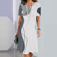 Rochie Monocromă Elegantă
