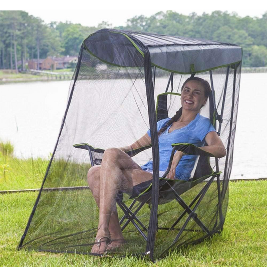 Scaun portabil în aer liber Mosquito Net