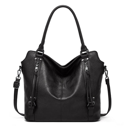 👜✨ Geantă de mână și geantă de umăr din piele moale, de mare capacitate, pentru femei