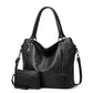 👜✨ Geantă de mână și geantă de umăr din piele moale, de mare capacitate, pentru femei