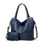 👜✨ Geantă de mână și geantă de umăr din piele moale, de mare capacitate, pentru femei