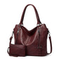 👜✨ Geantă de mână și geantă de umăr din piele moale, de mare capacitate, pentru femei