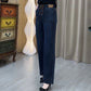 Pantaloni casual pentru femei, cu croi drept