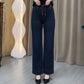 Pantaloni casual pentru femei, cu croi drept