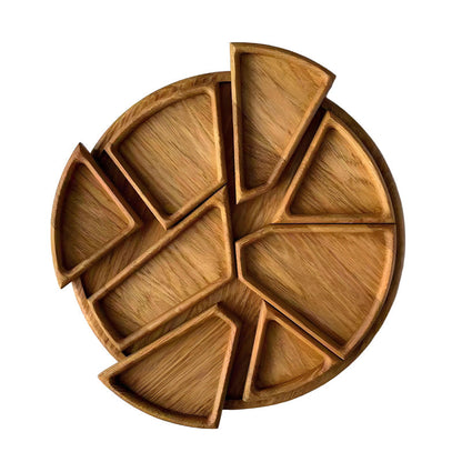 🍽️Tavă detașabilă, compartimentată, pentru servirea gustărilor