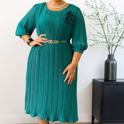 💥Rochie elegantă plisată pentru femei