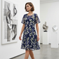 Rochie din șifon cu imprimeu floral