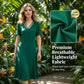 🔥👗Rochie elegantă din plasă cu decolteu în V pentru femei🌠️