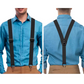 👔 Bretele bărbătești cu cataramă în formă de X - cataramă rezistentă 👖