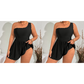 Costum de baie sexy cu volane pentru femei cu dimensiuni mari