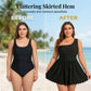 Costum de baie sexy cu volane pentru femei cu dimensiuni mari