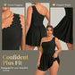 Costum de baie sexy cu volane pentru femei cu dimensiuni mari