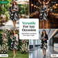 🔥Ofertă limitată în timp - Rochia din șifon cu imprimatur floral elegant pentru femei