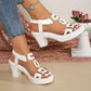 ✨ Sandale elegante cu toc gros pentru femei