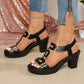 ✨ Sandale elegante cu toc gros pentru femei