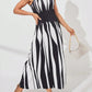ROCHIE LUNE PRINTATĂ TIP CORSET MAXI