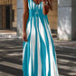 ROCHIE LUNE PRINTATĂ TIP CORSET MAXI