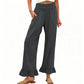 ❤️Pantaloni de lounge cu volane, stil Boho, pentru femei