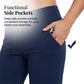 Pantaloni de trening cu talie înaltă, croială ajustată, șnur și buzunare