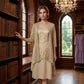 Set de rochie de gală până la genunchi și cardigan pentru femei