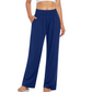 Pantaloni casual de zi cu zi cu talie înaltă pentru femei