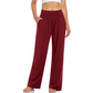 Pantaloni casual de zi cu zi cu talie înaltă pentru femei