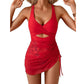 Costum de baie sexy cu imprimeu pentru femei