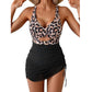 Costum de baie sexy cu imprimeu pentru femei