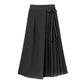 Pantaloni culotte uni, de zi cu zi, cu cordon la talie