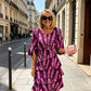 👗 O rochie elegantă cu imprimeu floral