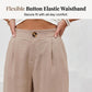 👖 Pantaloni Casual pentru Femei, Talie Înaltă, Croială Evazată