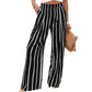 👖 Pantaloni Casual pentru Femei, Talie Înaltă, Croială Evazată