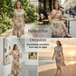 Rochie midi plisată cu imprimeu floral pentru femei