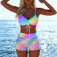🌈Set de bikini cu imprimeu