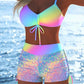 🌈Set de bikini cu imprimeu