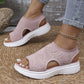 👡🌬️ Sandale cu platformă tricotate și respirabile pentru femei – Ușoare și moi ✨
